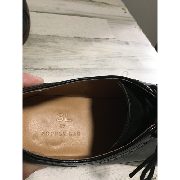 Supply Lab black lace up oxfords size 10.5 M - Picture 4 of 6